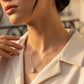 Dainty 9K Solid Gold Diamond Halo Pendant |  ~1.0 Carat Square Cushion Diamond Charm | Everyday Necklace | Minimal Fine Jewelry Gift for her