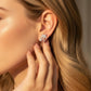 18K Solid White Gold Star Diamond Earrings | Natural Earth-Mined Diamond Studs | Celestial Luxury Stud Earrings , Gift