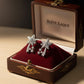 18K Solid White Gold Shooting Star Diamond Earrings | Natural Earth-Mined Diamonds Earrings | Celestial Fine Jewelry
