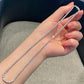 18K Solid Gold Natural Diamond Tennis Necklace | 3 Carat F-G SI Earth Mined Diamonds | Quiet Luxury Fine Jewelry | Gift for Her