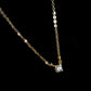 14K Solid Gold Diamond Necklace | Dainty Diamond Pendant | Minimal Everyday Fine Jewelry | Gift for Her