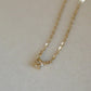 14K Solid Gold Diamond Necklace | Dainty Diamond Pendant | Minimal Everyday Fine Jewelry | Gift for Her
