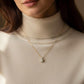 Dainty 9K Solid Gold Diamond Halo Pendant |  ~1.0 Carat Square Cushion Diamond Charm | Everyday Necklace | Minimal Fine Jewelry Gift for her