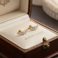 18K Solid Gold Flat Back Diamond Climber Earring | Screw Back Everyday Stud | Helix & Lobe Piercing | Gift for her | Single Earring