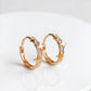 18K Solid Gold Diamond Star Huggie Hoops | Natural Earth-Mined Diamonds | Everyday Sparkle Minimal Luxury Earrings | Gift for her