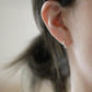 9K Solid Gold Diamond Huggie Earrings | Petite Sparkle Everyday Hoops | Minimal Fine Jewelry Gift for Her | Dainty Gold Ear Hugger