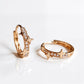 18K Solid Gold Diamond Star Huggie Hoops | Natural Earth-Mined Diamonds | Everyday Sparkle Minimal Luxury Earrings | Gift for her