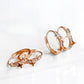 18K Solid Gold Diamond Star Huggie Hoops | Natural Earth-Mined Diamonds | Everyday Sparkle Minimal Luxury Earrings | Gift for her