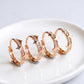 18K Solid Gold Diamond Star Huggie Hoops | Natural Earth-Mined Diamonds | Everyday Sparkle Minimal Luxury Earrings | Gift for her