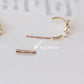 9K Solid Gold Diamond Huggie Earrings | Petite Sparkle Everyday Hoops | Minimal Fine Jewelry Gift for Her | Dainty Gold Ear Hugger