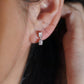Unheated Pink Sapphire Earrings 14K Solid White Gold | Natural Sapphire Diamond Drop Earrings | One of a Kind Fine Jewelry | Bridal Gift