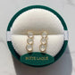One of a Kind Natural White Jadeite Jade Earrings in 9K Solid Gold | Translucent Jade Drop Earrings | Fine Jewelry Quiet Luxury Gift