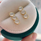 One of a Kind Natural White Jadeite Jade Earrings in 9K Solid Gold | Translucent Jade Drop Earrings | Fine Jewelry Quiet Luxury Gift