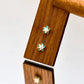 10K Solid Gold Diamond Star Stud Earrings with Chrysocolla | Celestial Star Earrings | Tiny Gold Studs | Minimalist Fine Jewelry Gift