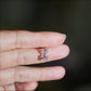 Unheated Pink Sapphire Earrings 14K Solid White Gold | Natural Sapphire Diamond Drop Earrings | One of a Kind Fine Jewelry | Bridal Gift