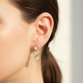 One of a Kind Natural White Jadeite Jade Earrings in 9K Solid Gold | Translucent Jade Drop Earrings | Fine Jewelry Quiet Luxury Gift