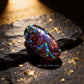 Australian Black Opal Ring 18K Gold | One of One Opal Ring | Celestial Diamond Ring | Custom Fine Jewelry | Made to Order Luxury Ring