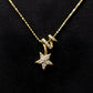 18K Solid Gold Diamond Star Necklace | Fine Jewelry Pendant | Celestial Star Charm | Everyday Luxury | Gift for Her