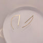 18K Solid Gold Natural Diamond Drop Earrings, Fine Diamond Dangle Earrings, Quiet Luxury Jewelry, Minimalist High End Gift