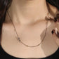 18K Solid Gold Diamond Cross Necklace Double-Sided | Black Gold Pavé Cross Pendant | Fine Jewelry Statement Necklace