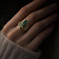 Australian Black Opal Ring 18K Gold | One of One Opal Ring | Celestial Diamond Ring | Custom Fine Jewelry | Made to Order Luxury Ring