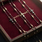 18K Solid Gold Diamond Cross Necklace Double-Sided | Black Gold Pavé Cross Pendant | Fine Jewelry Statement Necklace