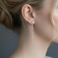 10K Gold Diamond Threader Earrings, Fine Gold Chain Drop Earrings, Dainty Luxury Minimalist Earrings, Everyday Fine Jewelry Gift