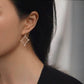 18K Gold Diamond Star Hoop Earrings | Celestial Four Point Star Earrings | Quiet Luxury Diamond Hoops | Solid Gold Upgrade