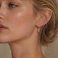 9K Solid Gold Diamond Drop Earrings | Delicate French Dangle Earrings | Quiet Luxury Jewelry Gift for Her