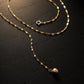 14K Solid Gold Lariat Necklace | Adjustable Y Necklace | Custom Length Fine Jewelry | Quiet Luxury Gold Chain | Handmade Heirloom Necklace