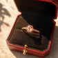 Custom Diamond Engagement Ring in 18K Rose Gold | Rose Cut Diamond Ring | Romantic Proposal Ring | Heirloom Inspired Design