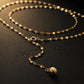 14K Solid Gold Lariat Necklace | Adjustable Y Necklace | Custom Length Fine Jewelry | Quiet Luxury Gold Chain | Handmade Heirloom Necklace