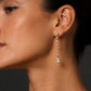 18K Solid Gold Diamond Drop Earrings | D/E VS Ethical Diamond Dangle | Solid Gold Dangle Earrings | Gift for Her | Bridal Earrings