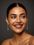 18K Solid Gold Diamond Drop Earrings | D/E VS Ethical Diamond Dangle | Solid Gold Dangle Earrings | Gift for Her | Bridal Earrings