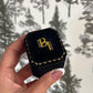 One of a Kind Hand-Carved Tourmaline Butterfly Diamond Ring