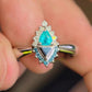 GIA Certified Brazilian Paraiba Tourmaline Ring, Vintage Platinum Diamond and Paraiba Ring, Rare Paraiba Fine Jewelry