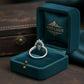 GIA Certified Brazilian Paraiba Tourmaline Ring, Vintage Platinum Diamond and Paraiba Ring, Rare Paraiba Fine Jewelry