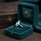 GIA Certified Brazilian Paraiba Tourmaline Ring, Vintage Platinum Diamond and Paraiba Ring, Rare Paraiba Fine Jewelry