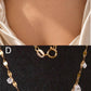 18K Solid Gold Diamond Necklace, Dainty Diamond Chain, Diamond Station Necklace, Layering Necklace, Y Necklace, Fine Jewelry Gift