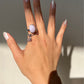 Lavender Jadeite Jade Cabochon Amulet Ring