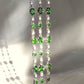 Multi Chain Chrome Diopside Bracelet