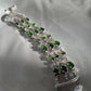 Multi Chain Chrome Diopside Bracelet