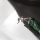 Doorknocker Green Jadeite Jade Pendant Hoop Earring
