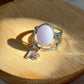 Lavender Jadeite Jade Cabochon Amulet Ring