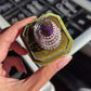 Purple Cosmo Amethyst Cocktail Ring