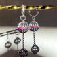Ruby & Diamond Disco Ball Earrings