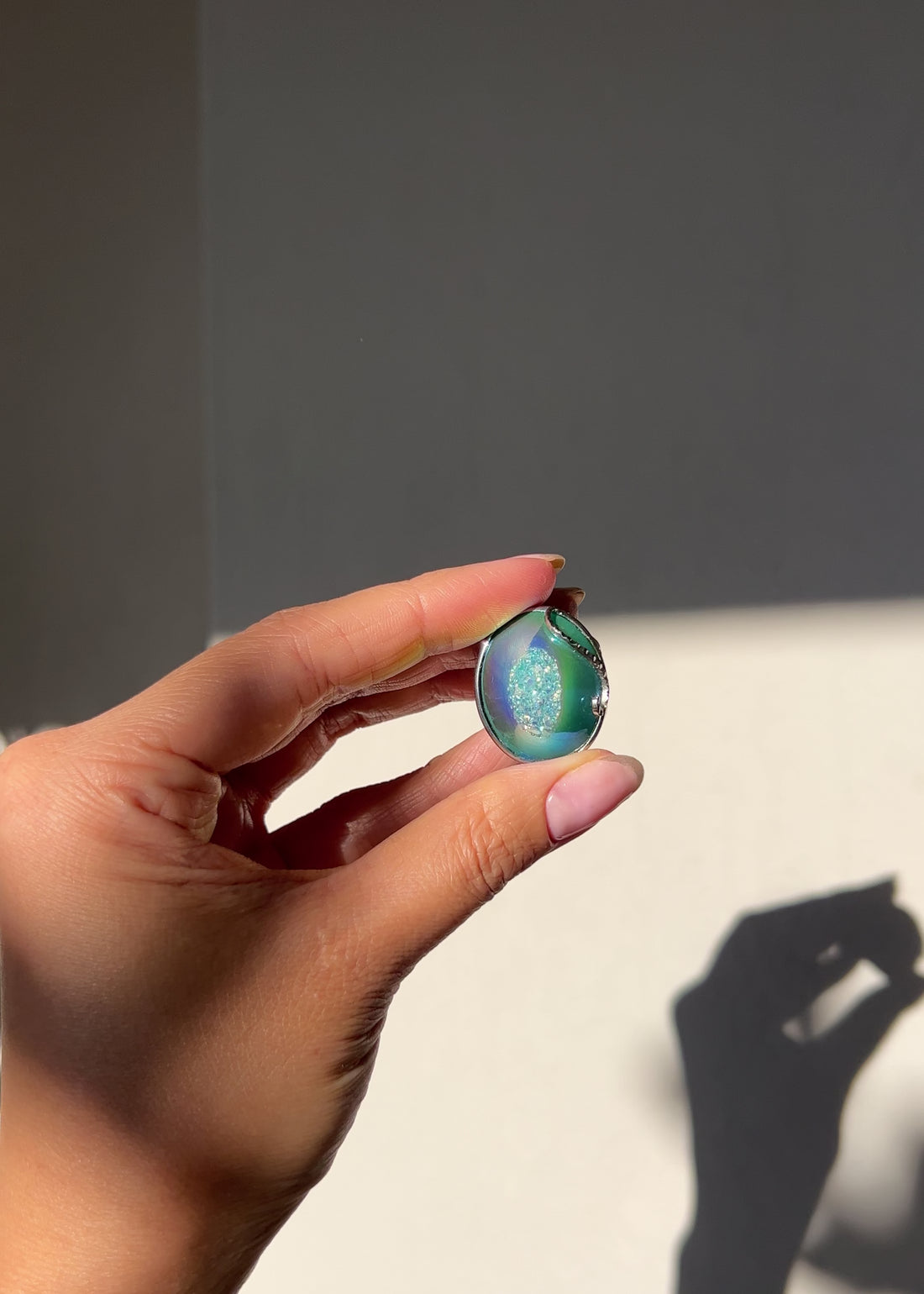 Blue Crush Calcite Cocktail Ring