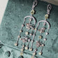 Color Change Garnet & Golden Beryl Chandelier Earrings