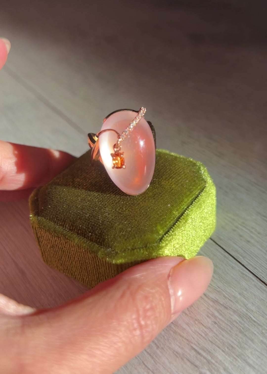 Rosé All Day Cocktail Ring