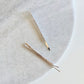 Dainty Fine Crystal 14k Gold Bobby Pin